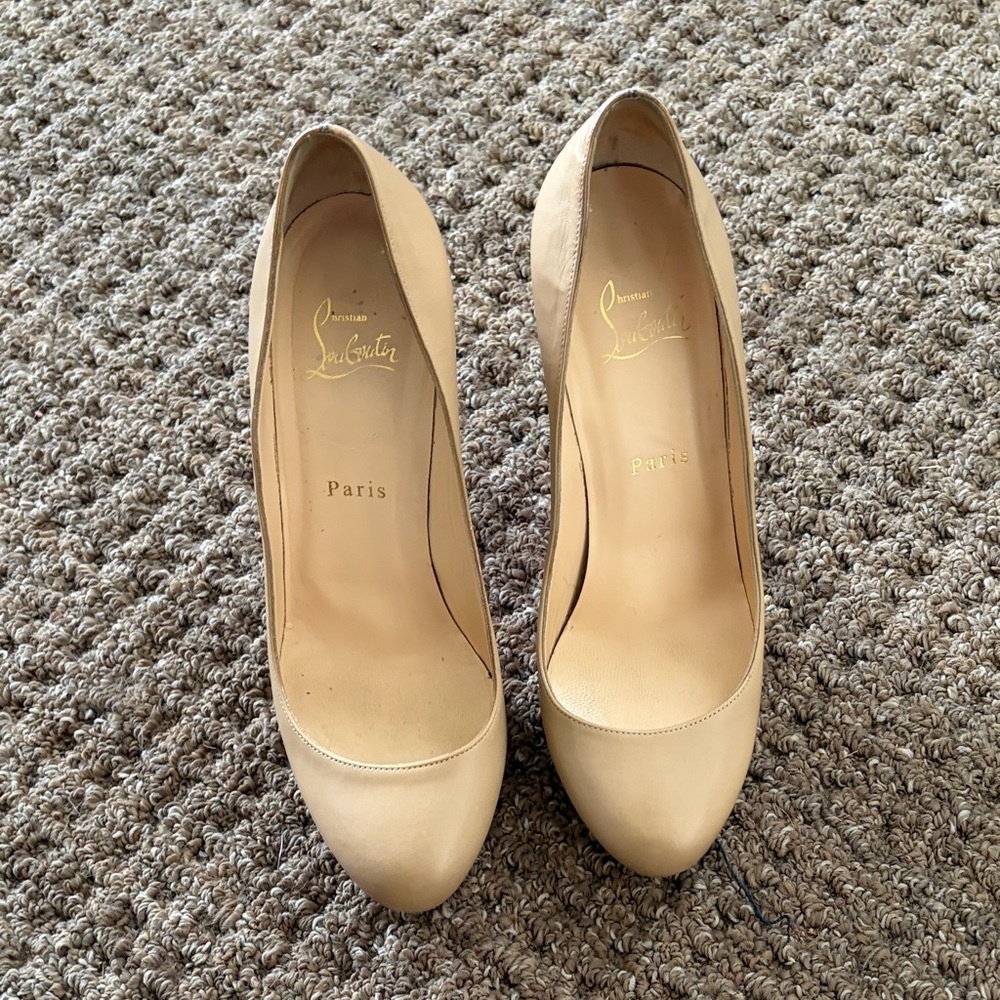 Christian Louboutin Nude Heels